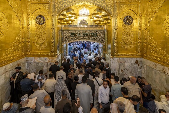 Informe fotográfico | Creyentes conmemoran la víspera del viernes en el Santuario de Aba al-Fadl al-Abbas (P)