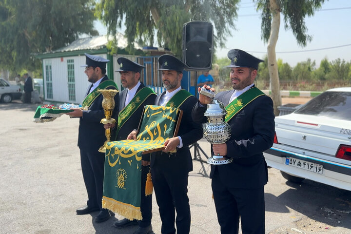 استقبال سفیران کریمه اهل بیت(س) از مسافران قم در سالروز ورود بانوی کرامت به این شهر