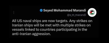 Mohammad Marandi: Lahat ng US Navy Vessels ay Target na Ngayon