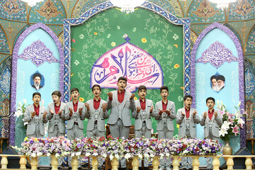 گزارش تصویری | جشن شام سالروز ورود حضرت معصومه(س) به قم در حرم مطهر