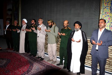 گزارش تصویری | آیین رسمی تجلیل از مجاهدان «گروه جهادی حدیث جبهه مقاومت» در قم