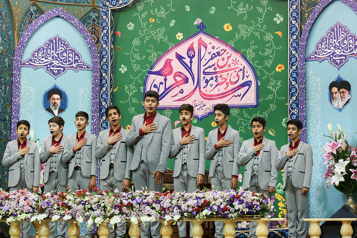 جشن شام سالروز ورود حضرت معصومه(س) به قم در حرم مطهر