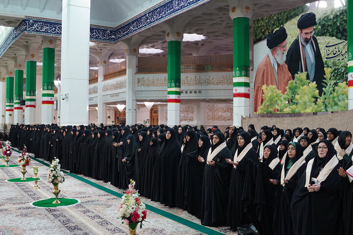 تقرير مصور/ مراسم "تلاوة الخطبة" بمناسبة ذكرى وصول السيدة فاطمة المعصومة إلى مدينة قم