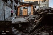 Informe fotográfico | Reconstrucción de viviendas en Gaza con adobe, madera y plástico