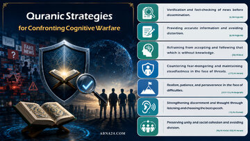 Infographic: Quranic strategies for confronting cognitive warfare