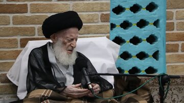 النائب الأول لرئيس الجمهورية يلتقي بآية الله  الشبيري الزنجاني
