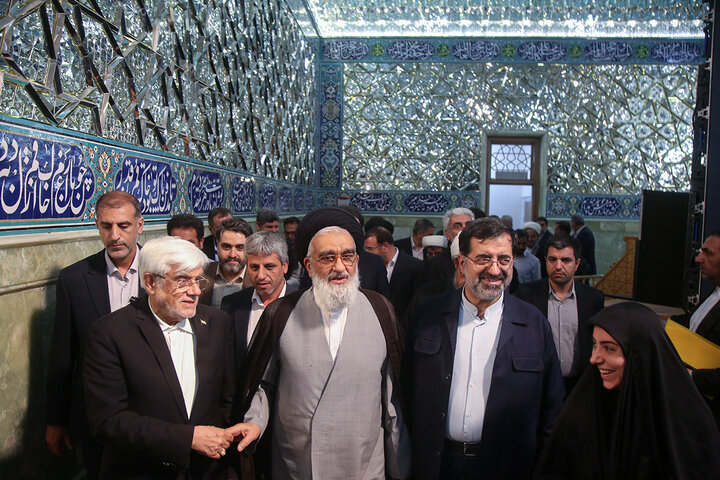 نشست «شورای ملی زیارت» با حضور معاون اول رئیس جمهور در حرم بانوی کرامت