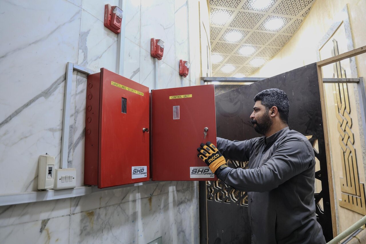Maintenance department is carrying out upkeep work on the early warning system
