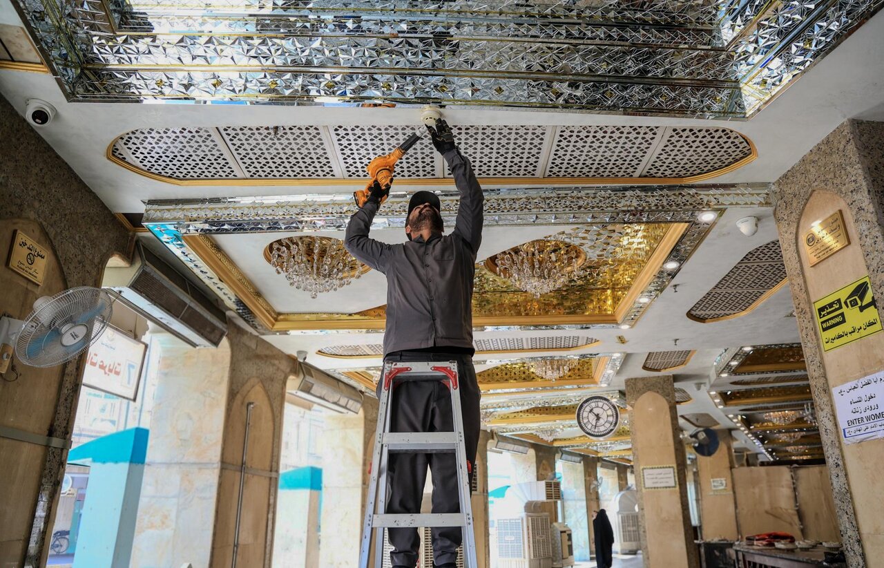 Maintenance department is carrying out upkeep work on the early warning system