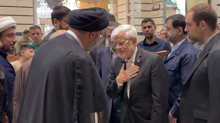 Photos: First Vice President visits Hazrat Masoumeh Holy Shrine