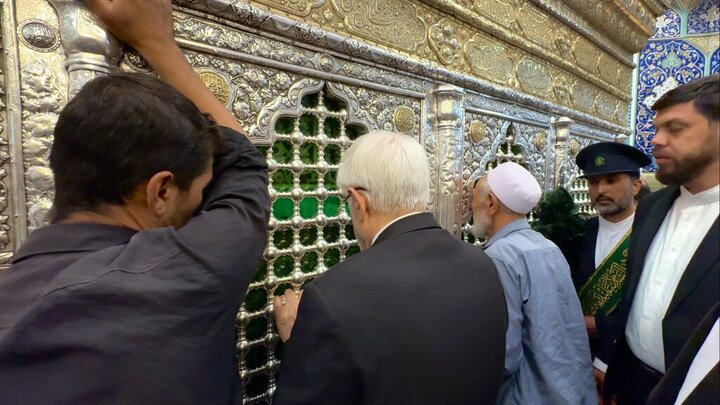 Photos: First Vice President visits Hazrat Masoumeh Holy Shrine