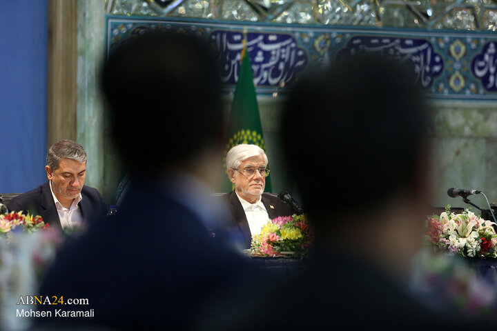 جلسه دومین کارگروه ملی زیارت با حضور محمد رضا عارف معاون اول رییس جمهور در روز دوم سفر به قم