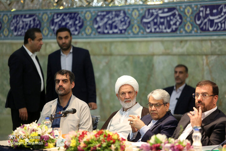 جلسه دومین کارگروه ملی زیارت با حضور محمد رضا عارف معاون اول رییس جمهور در روز دوم سفر به قم