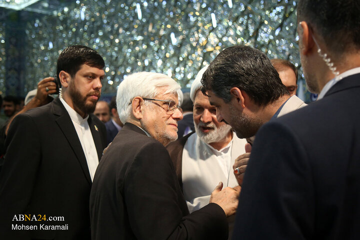 جلسه دومین کارگروه ملی زیارت با حضور محمد رضا عارف معاون اول رییس جمهور در روز دوم سفر به قم