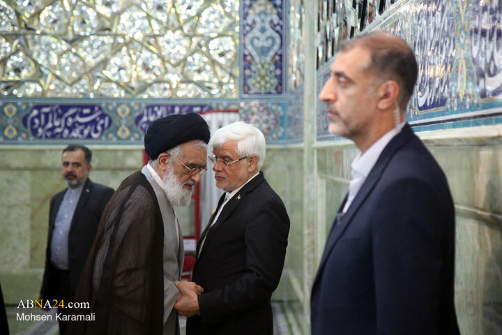 جلسه دومین کارگروه ملی زیارت با حضور محمد رضا عارف معاون اول رییس جمهور در روز دوم سفر به قم