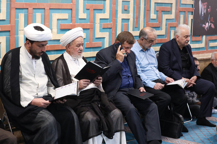 گزارش تصویری/  مراسم یادبود سه خادم فرهنگ و هنر