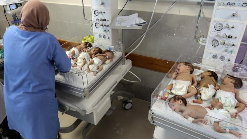 Fome em Gaza aumenta partos prematuros e superlota UTI neonatal