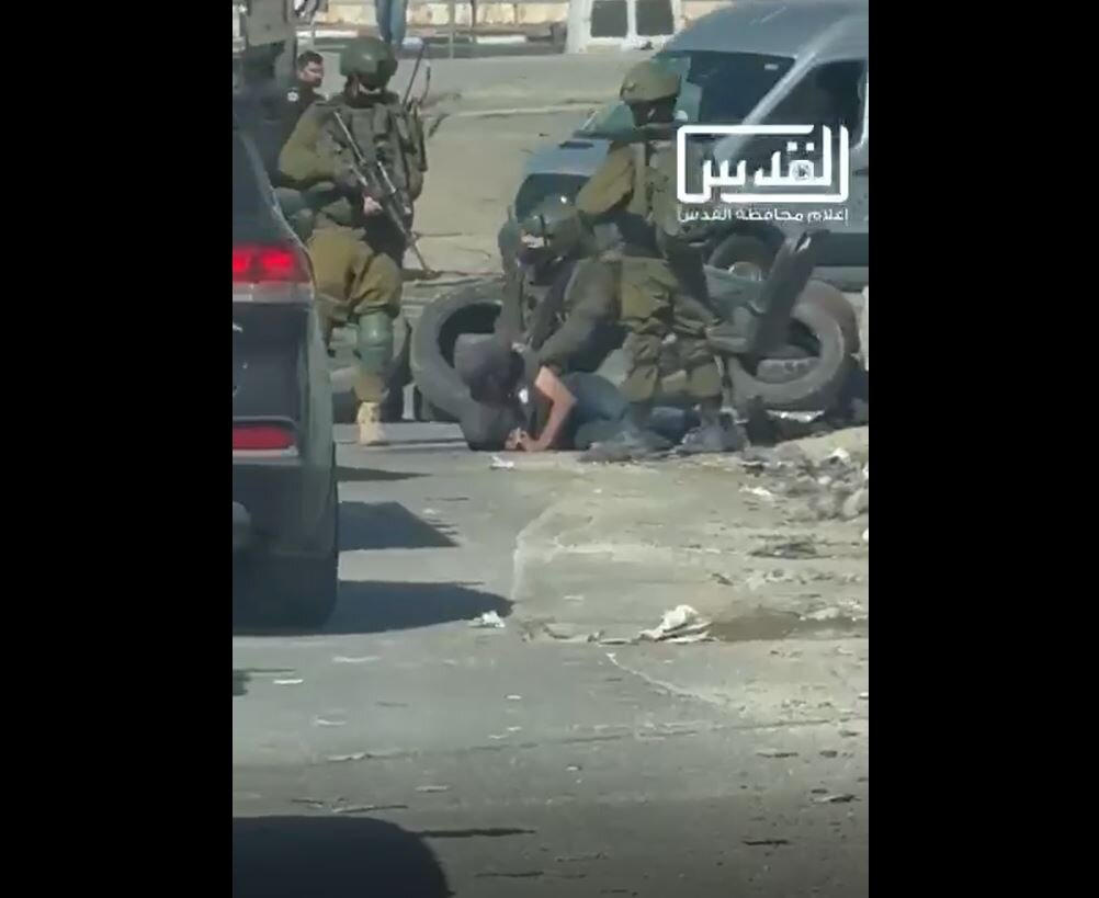 Video: Israeli Forces Brutally Assault Young Palestinian Before Arrest in Anata