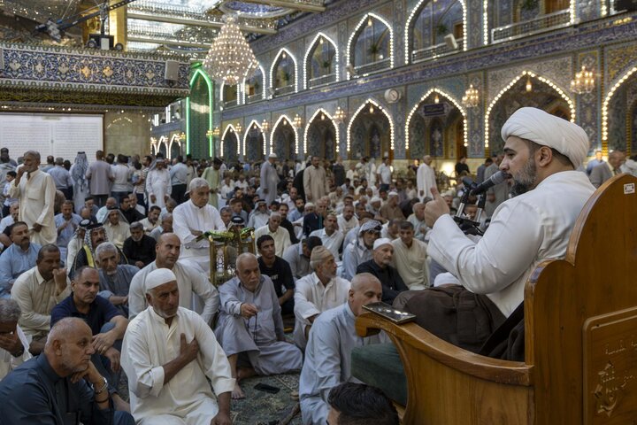 تقرير مصور/ إقامة مجلس عزاء في ليلة الجمعة الأخيرة من شهر ربيع الأول في مرقد أبي الفضل العباس (ع)