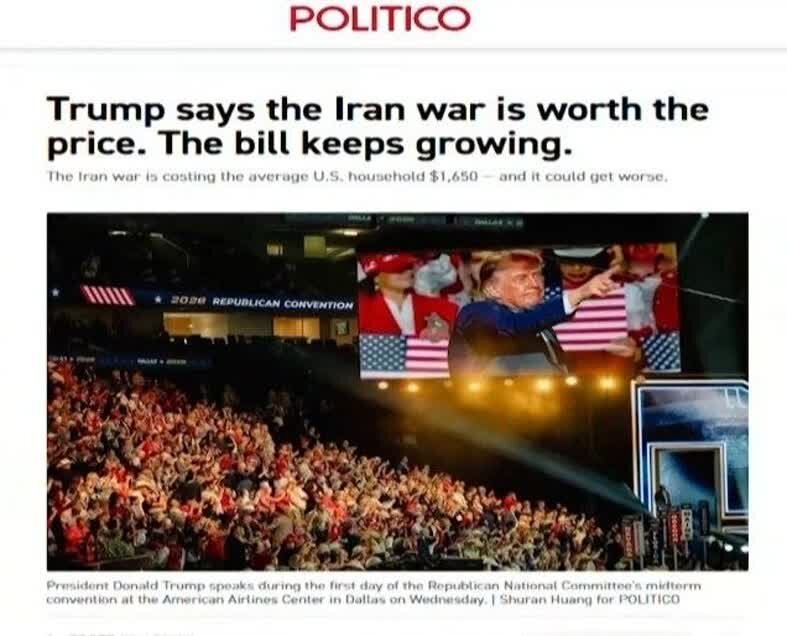 Politico: Hindi Katumbas ng Halaga ang Digmaan sa Iran