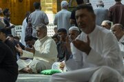 Visitors perform recitation of Dua al-Nudba in courtyard of Aba al-Fadl al-Abbas Shrine (+Photos)