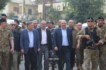 لبنان کے صدر کا نبطیہ کا اچانک دورہ