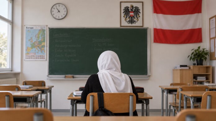 تناقض اتریش در مدارس؛ تحمیل کنترل دولتی بر پوشش دختران به نام حمایت از آزادی