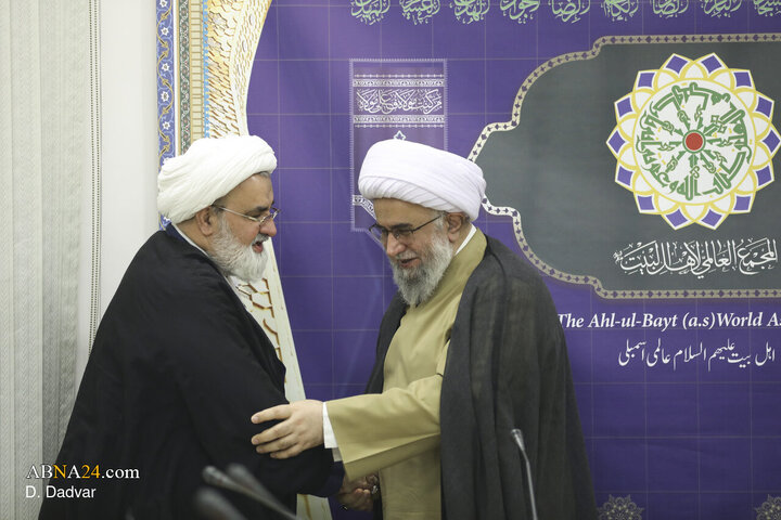 جلسه اعضای دبیرخانه کنگره امناء الرسل با آیت‌الله رمضانی