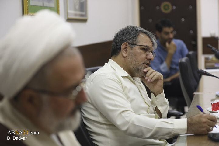 جلسه اعضای دبیرخانه کنگره امناء الرسل با آیت‌الله رمضانی