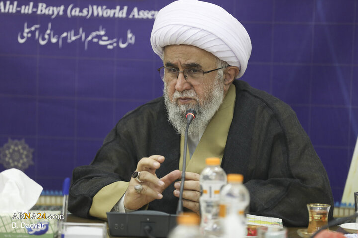 جلسه اعضای دبیرخانه کنگره امناء الرسل با آیت‌الله رمضانی