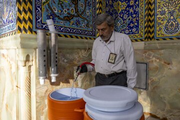 Al-Abbas Holy Shrine Provides Chilled Drinking Water Around Clock for Visitors