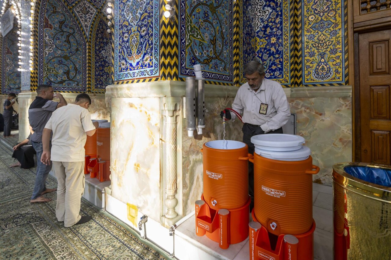 Al-Abbas Holy Shrine Provides Chilled Drinking Water Around the Clock for Visitors