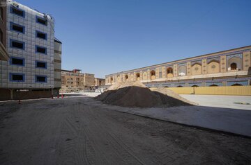 تقرير مصور/ أعمال التهيئة لمشروع صحن السيدة أم البنين (ع) في العتبة العلوية المقدسة