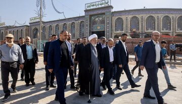 Photos: Top Religious Authority Representative Reviews Construction Progress at Al-Aqeela Zainab Courtyard