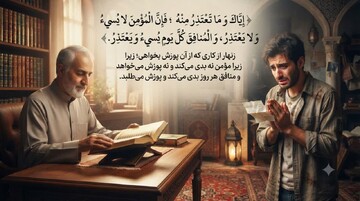 عذرخواهی همیشه نشانه نفاق نیست؛ مرز میان خطا، توبه و عذرخواهی