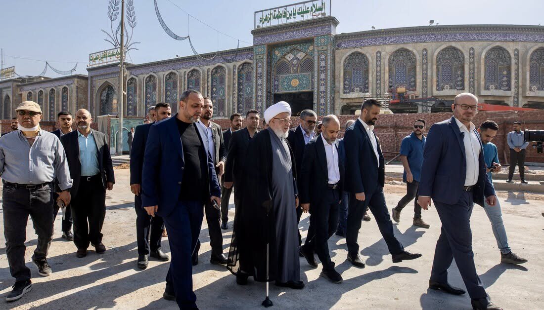 Photos: Top Religious Authority Representative Reviews Construction Progress at Al-Aqeela Zainab Courtyard