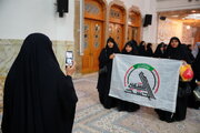Photos: Iraqi women officials visit Hazrat Masoumeh holy shrine