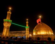 Informe fotográfico | El creciente de Rabi al-Thani sobre el Santuario del Imam Huséin (P) y el Santuario de Abu al-Fadl al-Abbas (P)