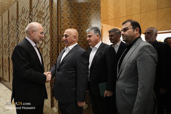 دیدار رئیس اتحادیه میهنی کردستان عراق با محمد باقر قالیباف