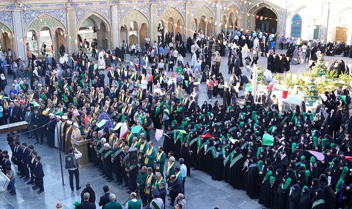 گزارش تصویری/  اجتماع خادمان آستان مقدس حضرت عبدالعظیم(ع)