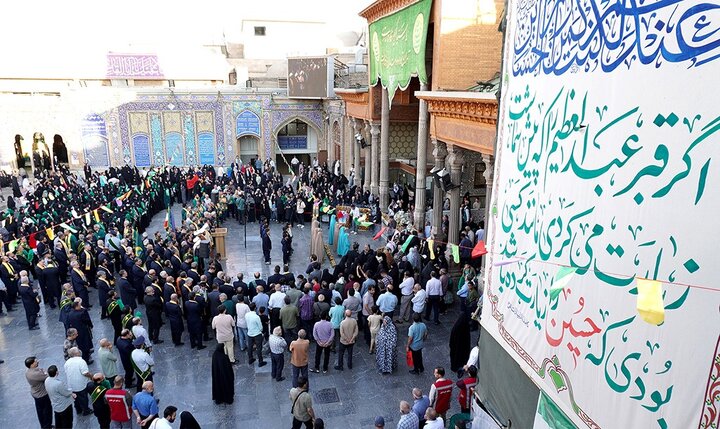 گزارش تصویری/  اجتماع خادمان آستان مقدس حضرت عبدالعظیم(ع)