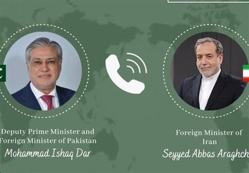 ایران اور پاکستان کے وزرائے خارجہ کے درمیان ٹیلی فونک رابطہ