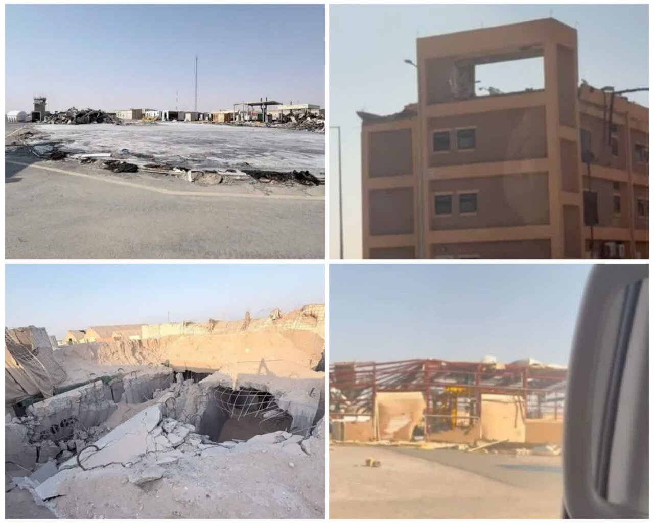 Pinsala sa base ng Amerika sa Kuwait
