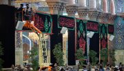 تقرير مصور/ الصحن الحسيني الشريف يتشح بالسواد في ذكرى استشهاد السيدة فاطمة الزهراء(ع)