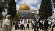 Yaklaşık 100 Siyonist, 'Yom Kippur' öncesi Mescid-i Aksa'ya baskın düzenledi