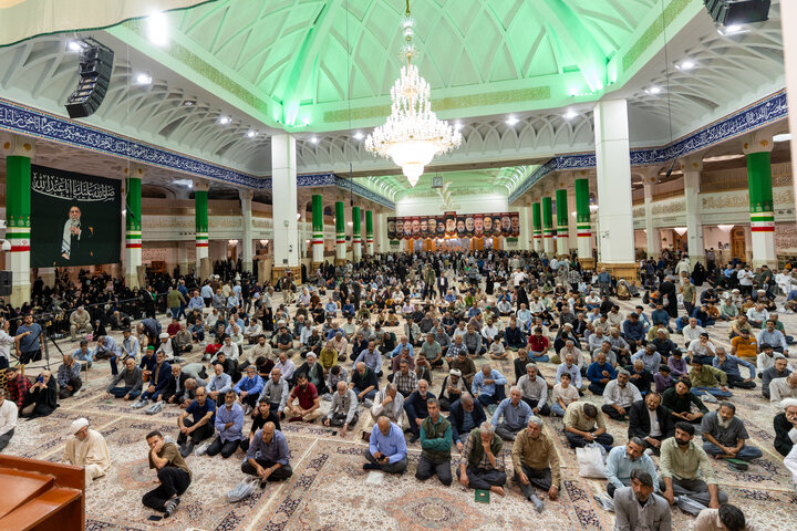 جشن شب میلاد امام عسکری(ع) در حرم بانوی کرامت