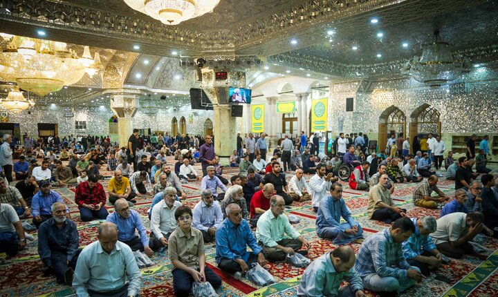 گزارش تصویری/  جشن میلاد امام حسن عسکری(ع) در آستان حضرت عبدالعظیم(ع)