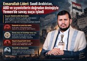 Ensarullah Lideri el-Husi: Suudi Arabistan, ABD ve İsrail’in doğrudan desteğiyle Yemen’de savaş suçları işledi