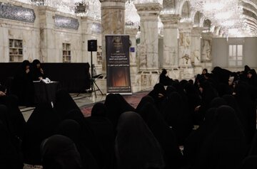 تقرير مصور/ إقامة مجلس عزاء نسويّ بذكرى استشهاد السيّدة الزهراء (عليها السلام) في الصحن الفاطميّ (عليها السلام)