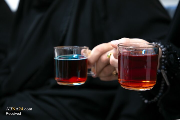 دیدار هیئت عراقی با عروس امام خمینی
